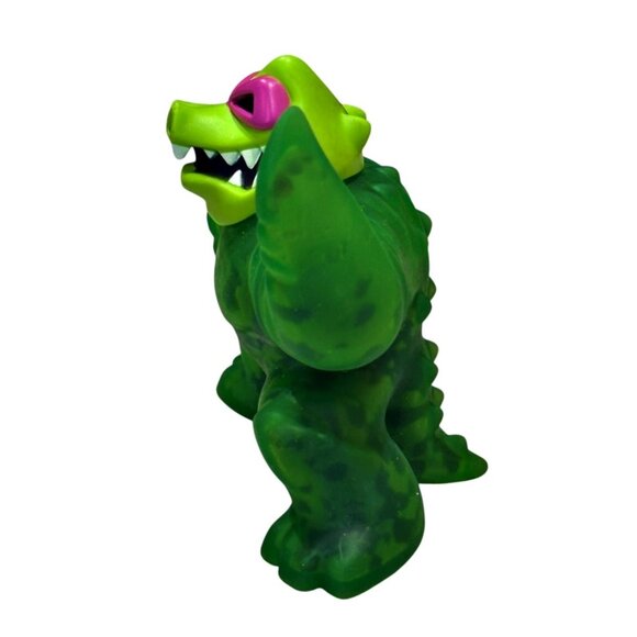 Heroes of Goo Jit Zu Green Gator Rock Jaw Stretchy Squishy Toy by Moose 4.5 Inch - Picture 5 of 7
